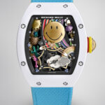 Replica Richard Mille RM 88 Smiley Automatic Winding Tourbillon with Blue Strap