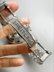 Breitling Navitimer with blue dial and steel bracelet (1:1Super Cloen) - Image 8