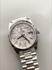 Rolex Day Date Presidential 904L Steel 40MM – Grey Dial (1:1Super Clone） - Image 3