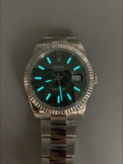 Rolex Datejust Cal.3235 Movement 904L Steel 41MM – Green Fluted Motif Dial (1:1Super Clone) - Image 9