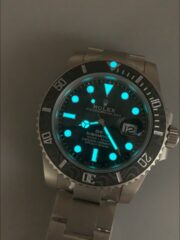Rolex Submariner DiW Stainless Steel Casing Black Ceramic Bezel Edition Watch(1:1Super Clone） - Image 11