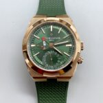 Vacheron Constantin Overseas Dual Time Rose Gold Green Dial(1:1Super Clone)