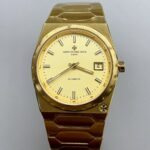 Vacheron Constantin Historiques 222,37MM Yellow Gold Watch in Gold Dial(1:1Super Clone)