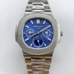 Patek Philippe Nautilus 5740 Perpetual Calendar Stainless Steel Blue Dial(1:1Super Clone)