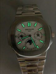 Patek Philippe Nautilus 5740 Perpetual Calendar Stainless Steel White Dial (1:1Super Clone) - Image 11