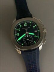 Patek Philippe Aquanaut 5968 Chronograph Steel Casing Blue Dial Watch(1:1 Super Clone) - Image 11
