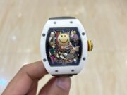 Richard Mille RM 88 Replica AAA – White Ceramic, Black Strap, Swiss Tourbillon Look - Image 3