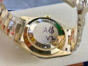 1:1 super clone Day Date Rolex Weekly Journal 18K Gold Plated counter weight - Image 9