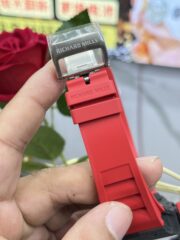 Replica Richard Mille RM35-02 Red Rubber Strap Swiss Movement Sports Watch - Image 3