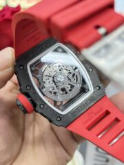 Replica Richard Mille RM35-02 Red Rubber Strap Swiss Movement Sports Watch - Image 2