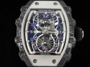 Swiss Richard Mille RM 21-01 Replica Tourbillon Aerodyne Carbon Tpt Watch For Men – High-End Skeleton Dial - Image 4