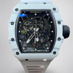 Best Replica RICHARD MILLE RM35-01 White Carbon Skeleton Dial Watch – Super Clone Quality