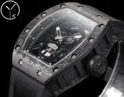 Richard Mille RM52-01 Replica Skull Tourbillon Carbon Fiber Camouflage - Image 2
