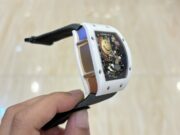 Richard Mille RM 88 Replica AAA – White Ceramic, Black Strap, Swiss Tourbillon Look - Image 5