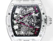 Replica RM 38-02 Crystal Pink Skeleton Tourbillon Swiss Movement AAAAA Quality - Image 4