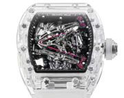 Replica RM 38-02 Crystal Pink Skeleton Tourbillon Swiss Movement AAAAA Quality - Image 5