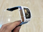 Replica Richard Mille RM 88 Smiley Automatic Winding Tourbillon with Blue Strap - Image 5