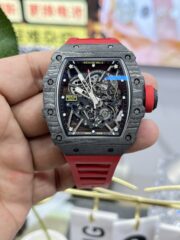 Replica Richard Mille RM35-02 Red Rubber Strap Swiss Movement Sports Watch - Image 7