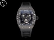 Best Richard Mille RM 052 Replica Black Carbon Fiber Case Watch – Men’s Luxury Watch With Skeleton Skull Dial - Image 2
