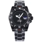 Rolex Submariner PARAKEET – Black Custom Carbon Fiber Bezel, Gradient Green Dial
