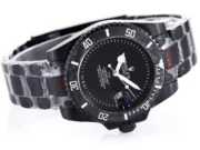 Rolex Submariner PARAKEET – Black Custom Carbon Fiber Bezel, Gradient Green Dial - Image 4