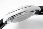 Rolex Yacht-Master 42mm Black Dial Diamond Bezel Rubber Strap Watch - Image 5