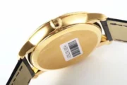 Omega De Ville Gold Watch with Black Strap - Image 5