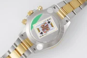 Rolex Daytona 4130 – Two-Tone Gold/Steel, Black Dial, Luxury Chronograph - Image 6
