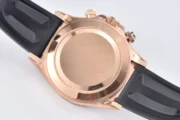 Rolex Daytona Watch – Black Dial with Rubber Strap - Image 6