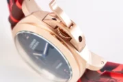 Panerai Luminor Marina Automatic Men’s Watch – Red Camo Rubber Strap, Rose Gold Case, 45mm - Image 4