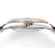Rolex Datejust 41mm Watch – Two-Tone Stainless Steel and Rose Gold with Pink Dial, Diamond Markers - Image 7