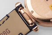 Cartier Pasha de Cartier Ladies Watch Rose Gold Blue Leather - Image 3