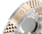 Rolex Datejust 41mm Watch – Two-Tone Stainless Steel and Rose Gold with Pink Dial, Diamond Markers - Image 9